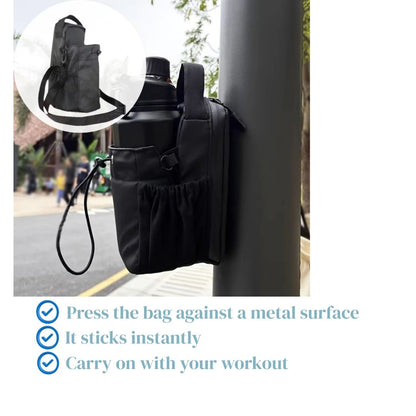 Magnet-Lock Spacious Workout Bag