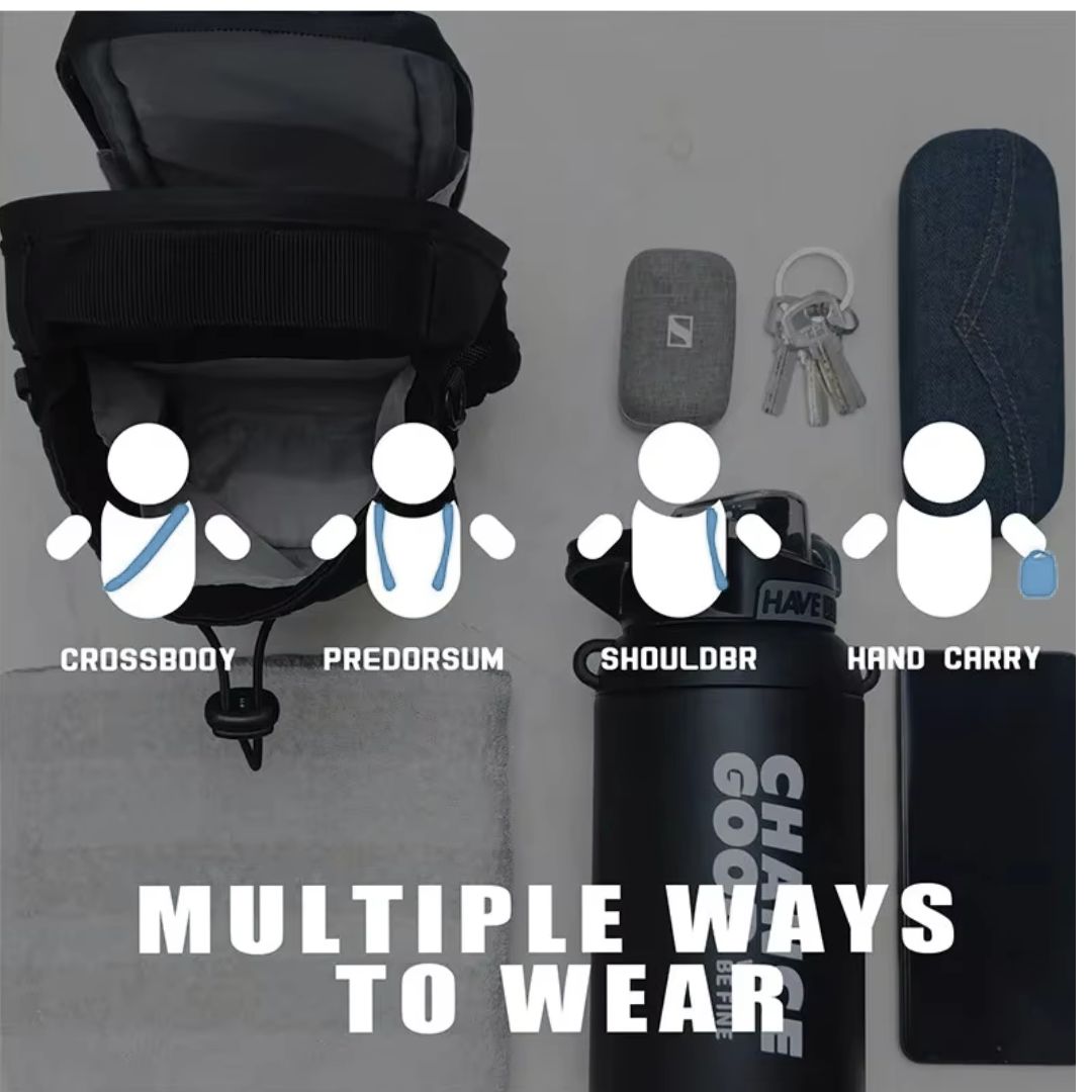 Magnet-Lock Spacious Workout Bag