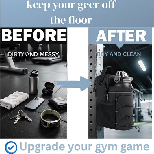 Magnet-Lock Spacious Workout Bag